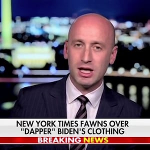 Stephen Miller makes an appearance on Sean Hannity’s Fox News show.