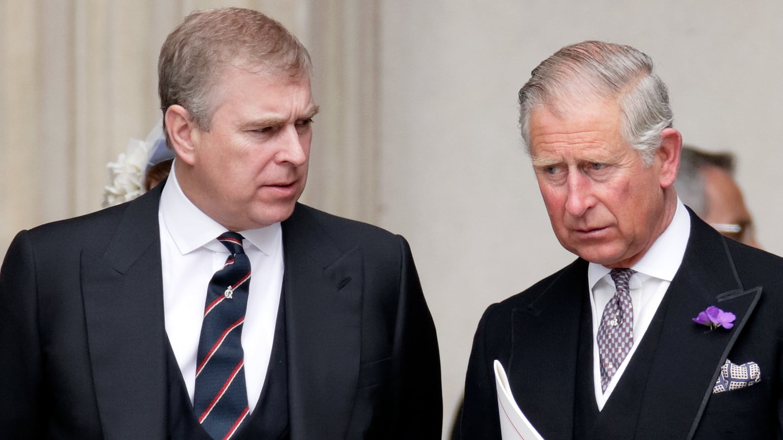 Prince Andrew and King Charles.