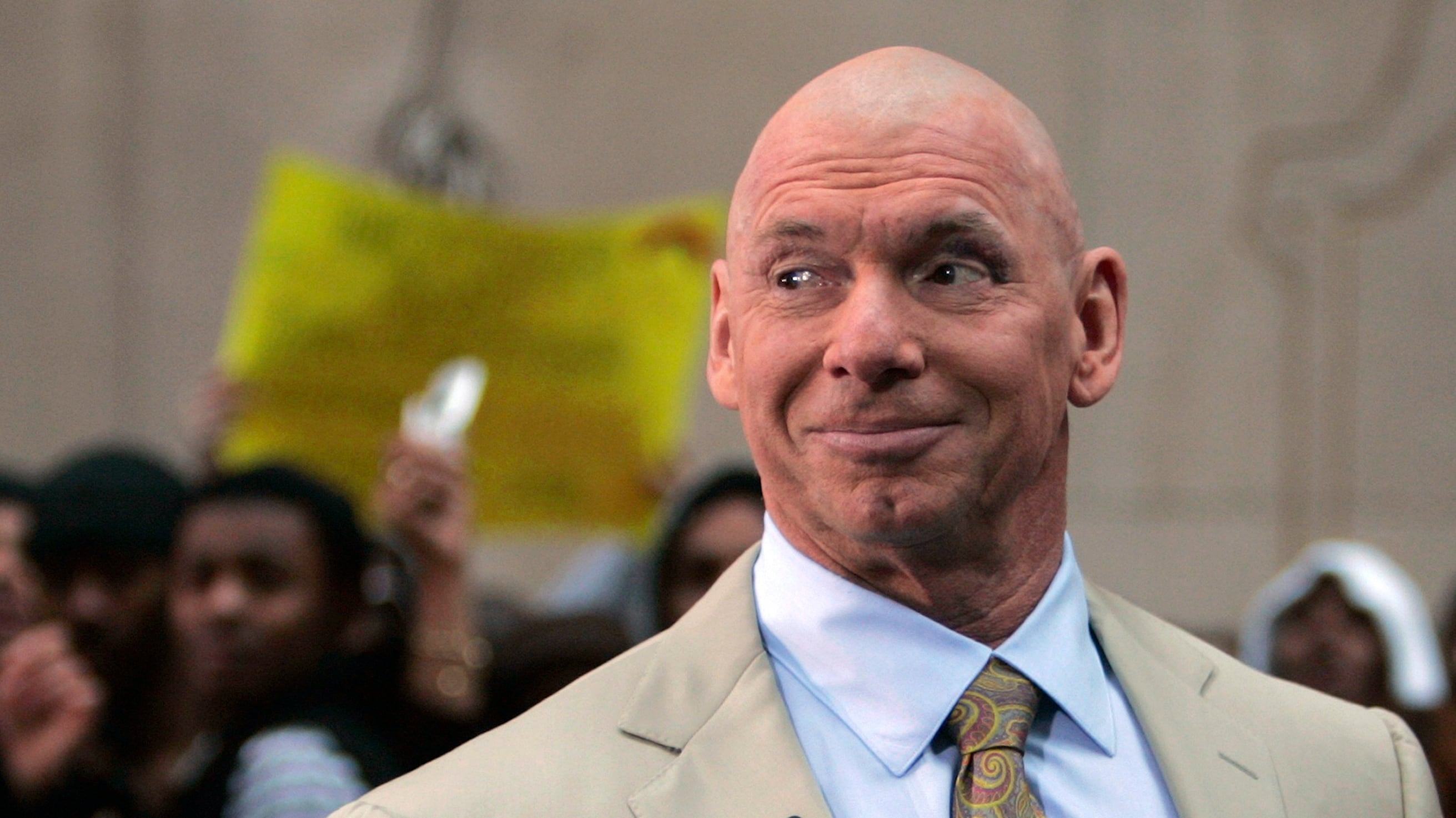 A photo of World Wrestling Entertainment chairman Vince McMahon