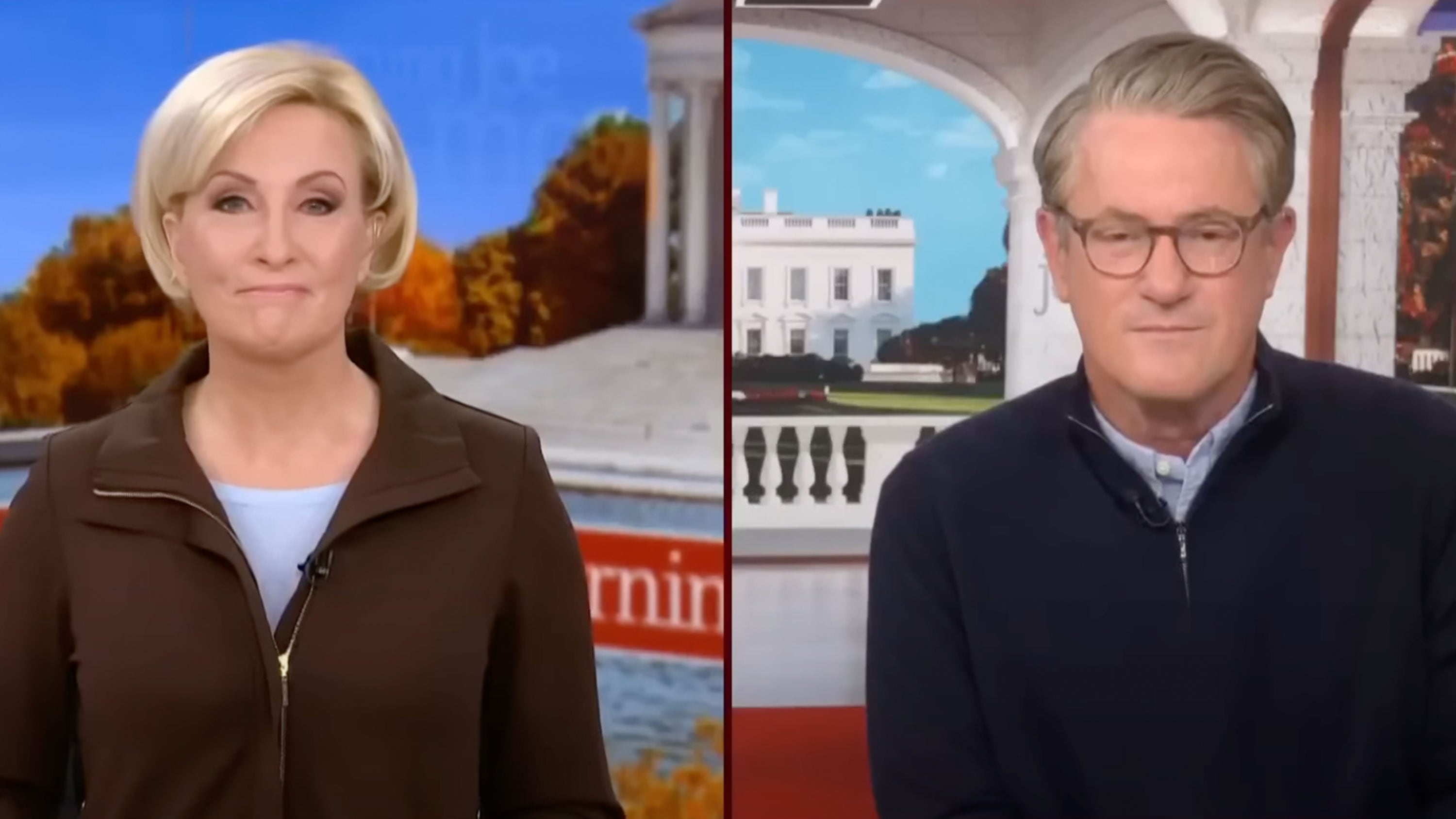 Joe Scarborough and Mika Brzezinski on Morning Joe