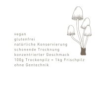 Champignon getrocknet Bio