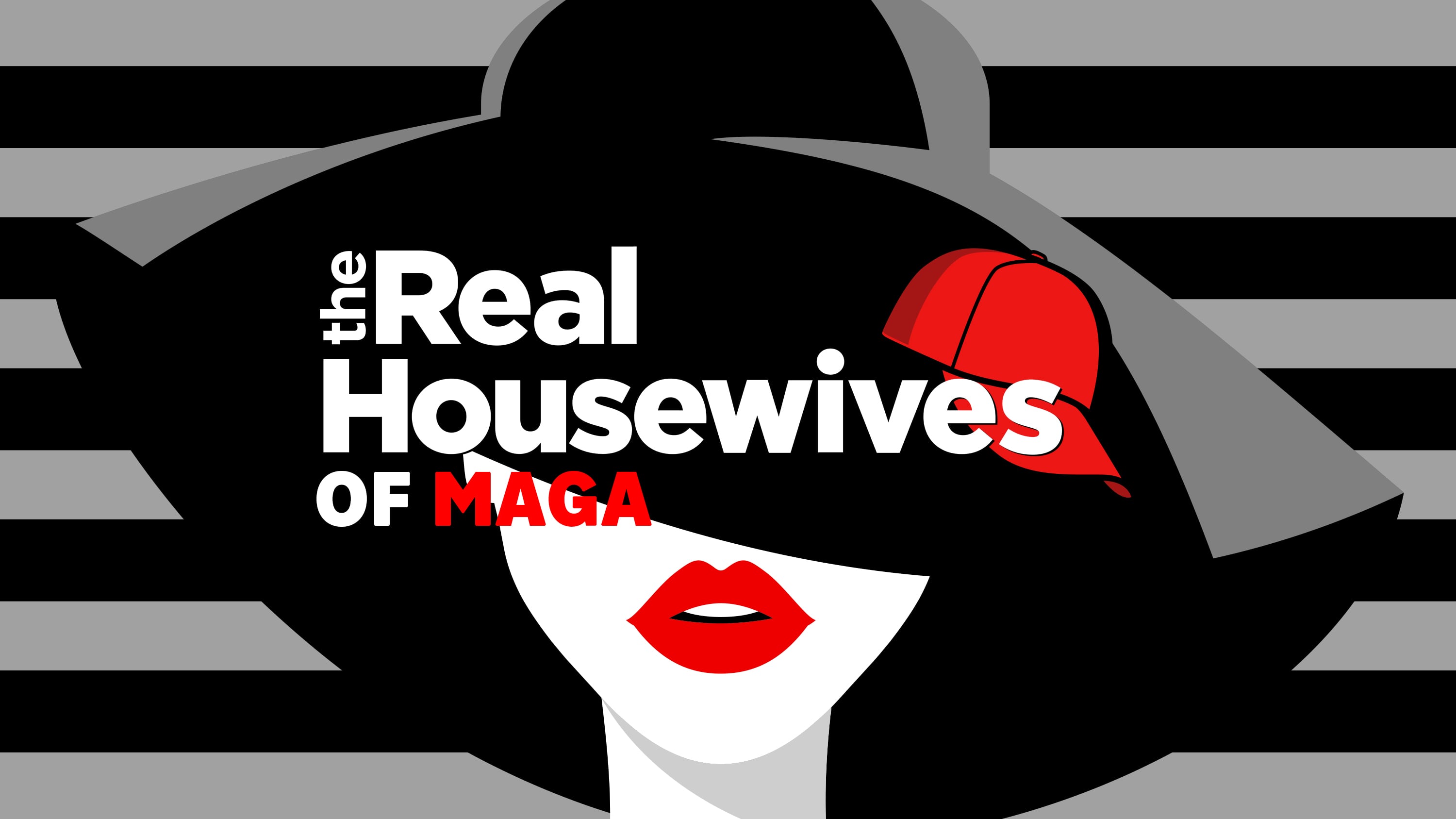 A photo illustration of the Real Housewives of MAGA.