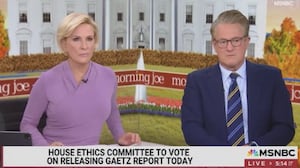 Mika Brzezinski and Joe Scarborough.