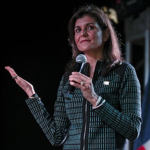 Republican presidential candidate and former U.S. Ambassador to the United Nations Nikki Haley hosts a campaign event in Houston, Texas, U.S. March 4, 2024.