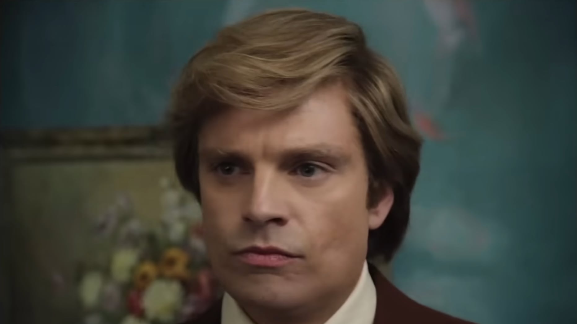 Sebastian Stan as Donald Trump in the film 'The Apprentice.'