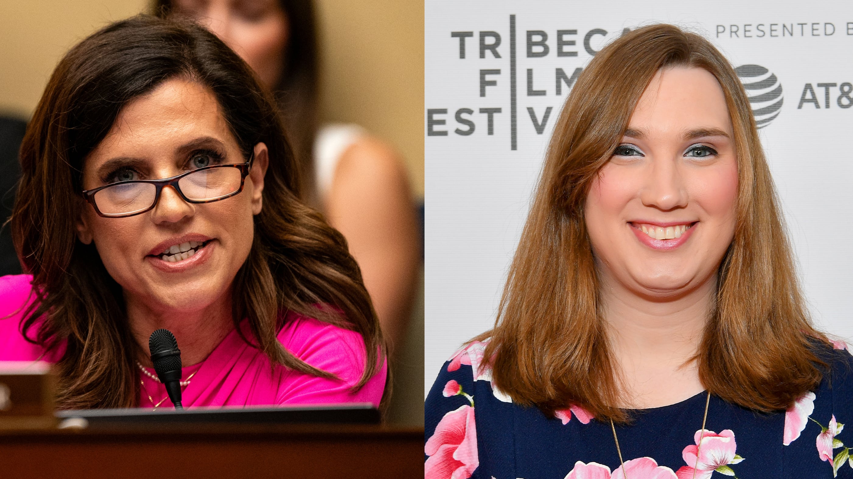 Nancy Mace and Sarah McBride.